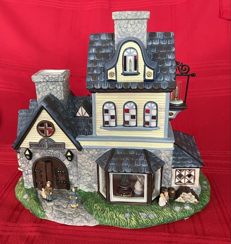 PartyLite The Candle Shoppe Teelichthaus Modell (P7315) Old World Village Nr #1 - Bild 2 von 10