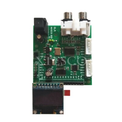 Digital Receiver Board AK4113 + OLED Display SPDIF Optical/Coaxial/I2S Input#TOP