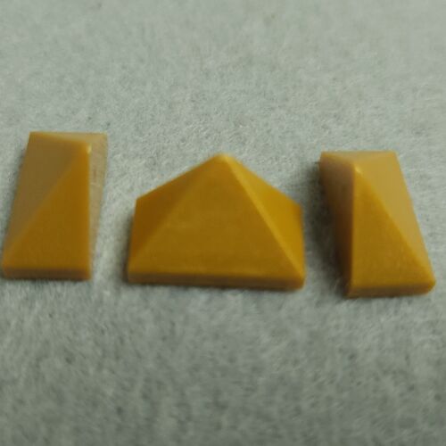 LEGO Parte 15571 Perla Oro Pendiente 45 2x1 Triple con Soporte de Perno Inferior NUEVO ELEGIR - Imagen 2 de 4