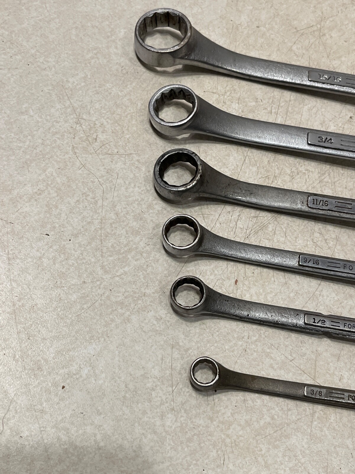 USA Made = CRAFTSMAN = Double BOX END WRENCH SET SAE standard INCH