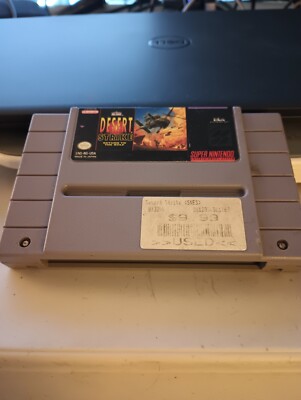 Desert Strike Return to the Gulf (Super Nintendo, 1992) SNES Authentic Cartridge