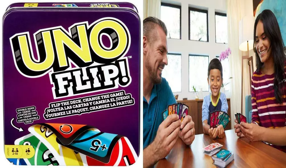 UNO FLIP! Double-Sided Cards UNO Flip! Flip the Deck, Change the Game!  887961742503