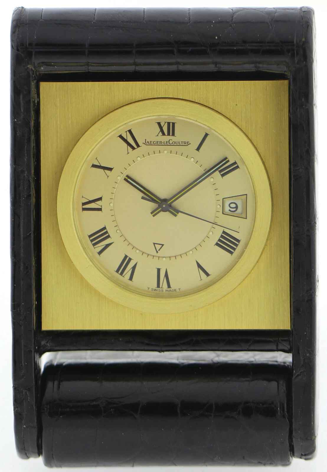 Jaeger LeCoultre — Jaeger-LeCoultre Memovox Rice Clock Alarm Clock Ref. 11302.71, 1989, Box, Papers