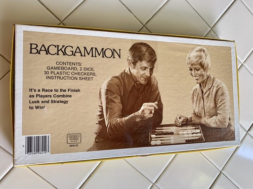 Whitman Backgammon Game Western Publishing Company Vintage 1981 Made In USA - Picture 2 of 10