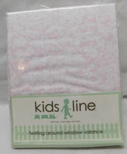 Kidsline Twirling Around Window Valance 60 in x 14 in Baby Nursery