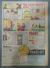 Pabst-ett Cheese Spread Ad: Boys & Girls Premiums ! 1930's Size: 11 x 15 inches