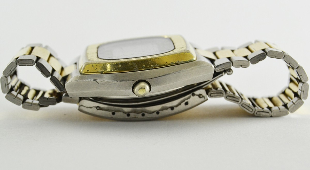 SEIKO QUARTZ LC 0532ー5009 Vintage Working Digital Seiko Quartz LC Watch Month Date