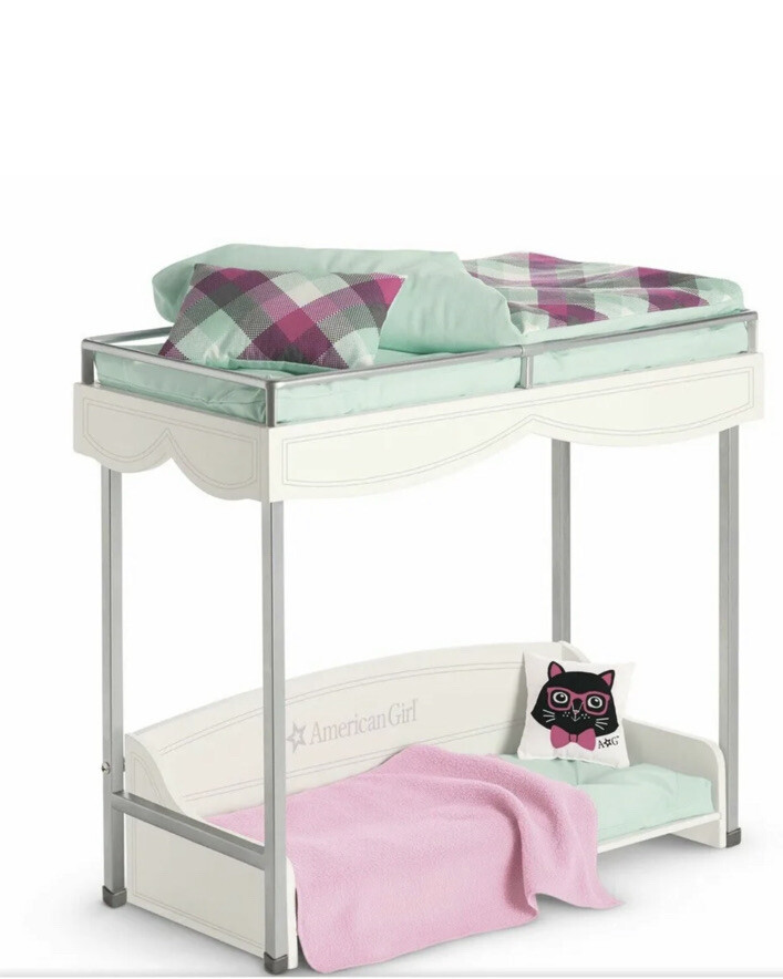 American Girl Bunk Bed & Bedding New in box for dollsretired eBay