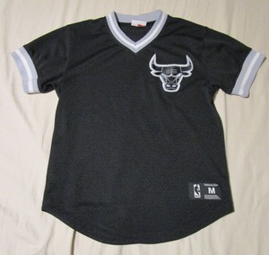 chicago bulls baseball jersey mitchell and ness