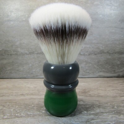 Yaqi Mokka (Matcha) 26 mm Knoten Kunsthaar Nassrasierpinsel