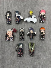 10Pcs Akatsuki Enamel Lapel Hat Pins Metal Badges Set Figure Anime