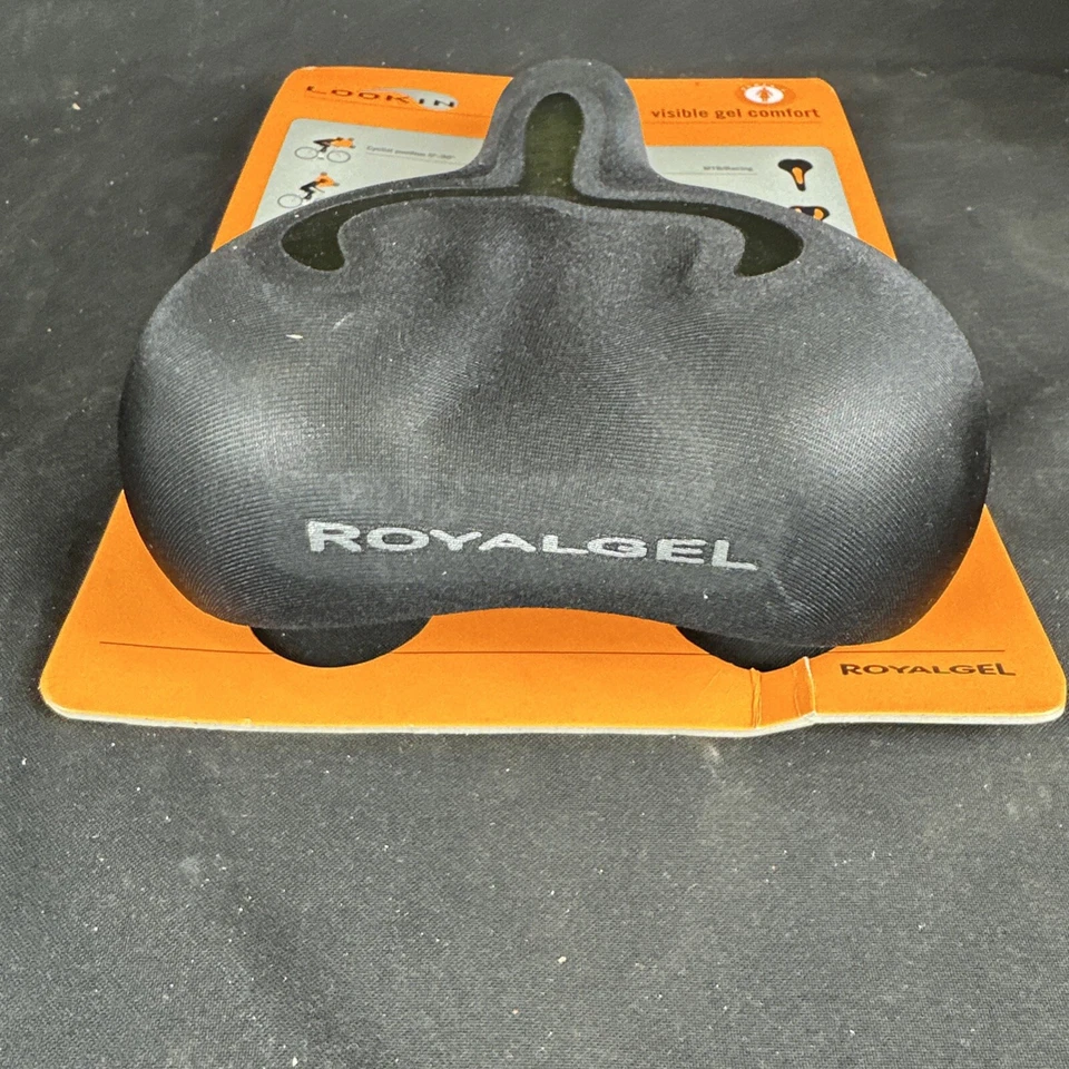 NOS Royalgel Seat Gel Bicycle Saddle Italy Vintage Bike Parts MTB Racing - Image 3 of 4