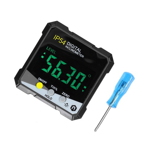 Portable Inclinometer LCD Digital Protractor Slope Meter 4*90° Angle Ruler H3O3 - Picture 3 of 11