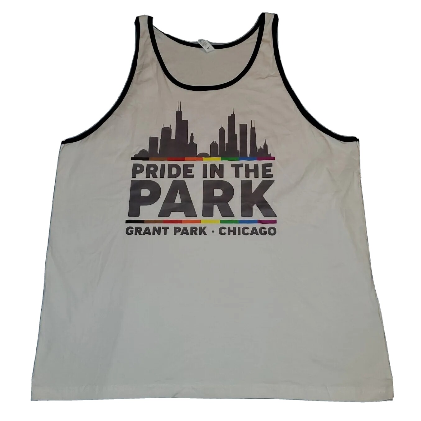 Euc Pride In The Park White Tank Top Chicago Music Festival Tiesto Gryffin
