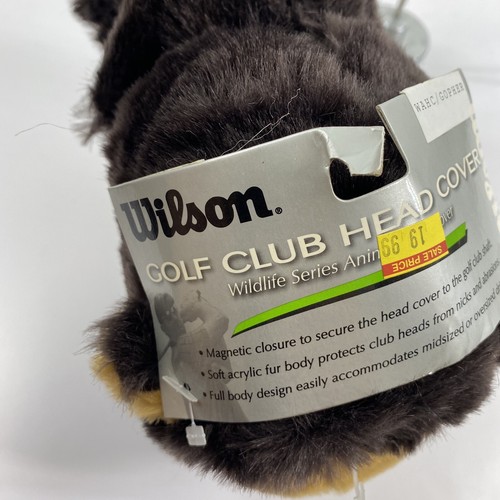 WILSON ANIMAL GOLF CLUB HEAD COVER SOCK GOPHER NEW WITH TAGS U13 - Picture 5 of 7