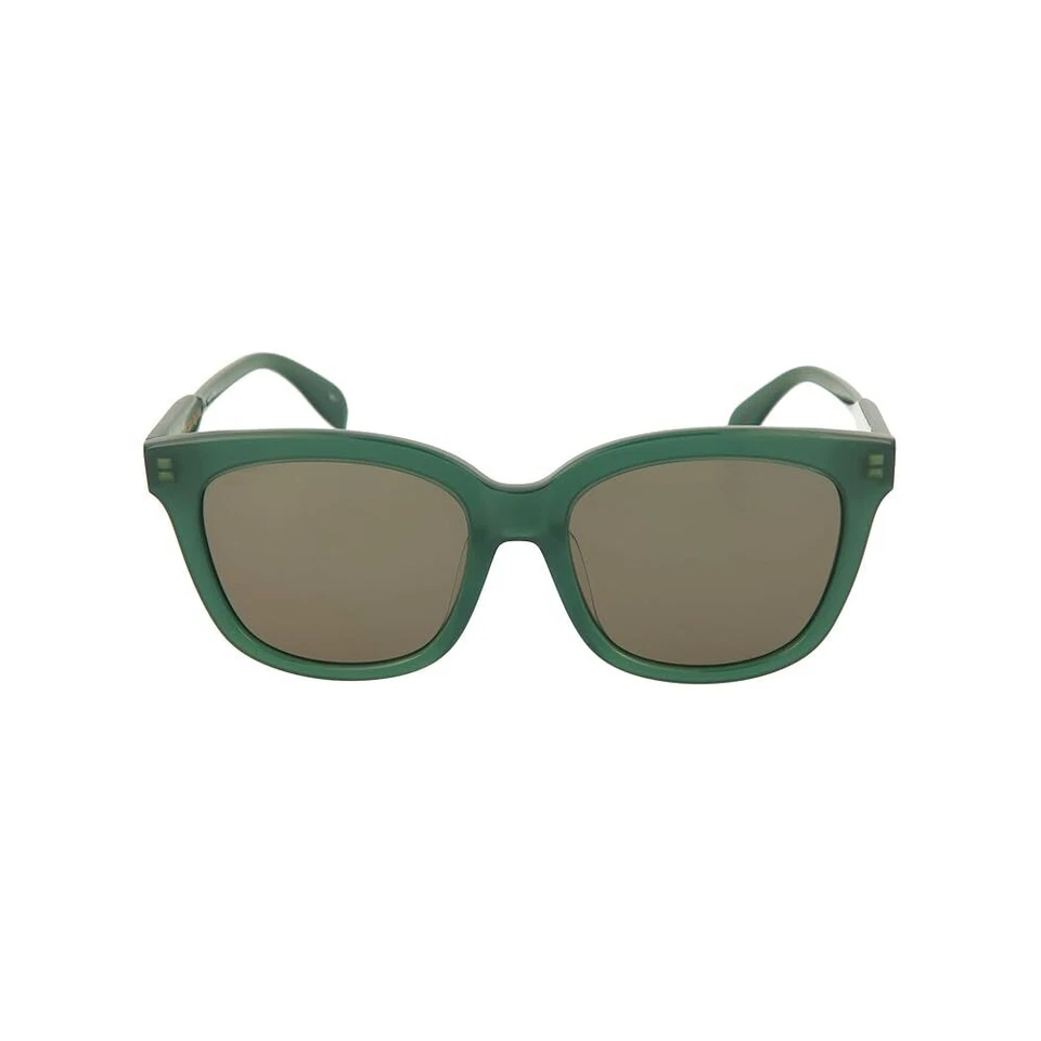 Gafas de sol Alexander Mcqueen unisex cuadradas 55 mm verdes Foto 2 de 3
