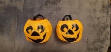 HALLOWEEN TRICK OR TREAT COLLAPSIBLE CANDY TOTE BAGS - SET OF 2 - NWT