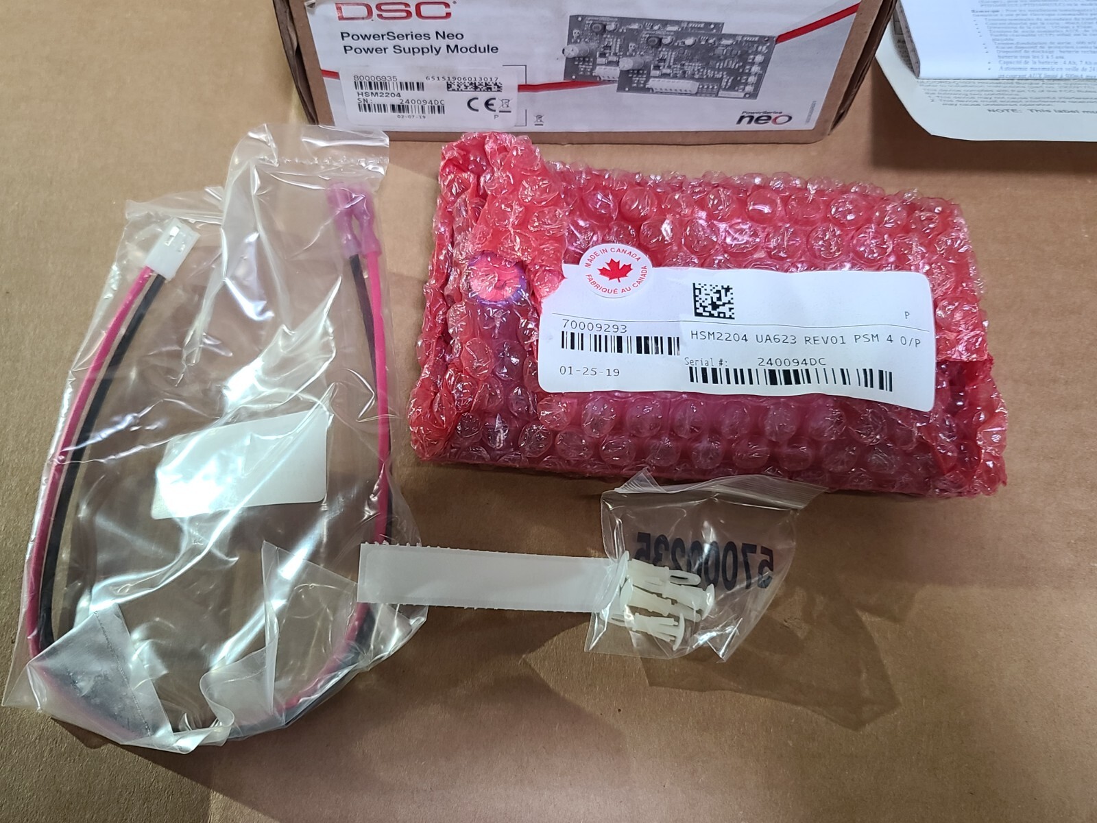 DSC HSM2204 PowerSeries Neo Power Supply High Current Module 80006935