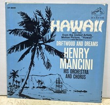 Henry Mancini Hawaii Driftwood and Dreams 45 PICTURE SLEEVE ONLY RCA Victor