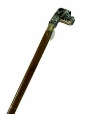 Working Designer handmade Antique Bulldog Handle Wooden Walking Stick Cane Gifts
