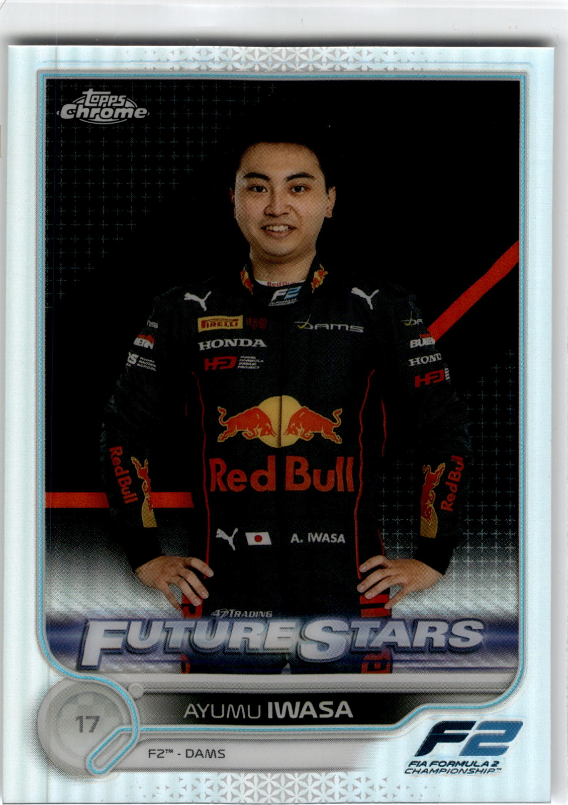 2022 Topps Chrome Formula 1 #92 Ayumu Iwasa Refractor