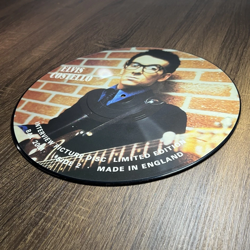 Elvis Costello -  Interview Picture Disc - Rare - Limited Edition - 12" - Vinyl - Image 4 of 4
