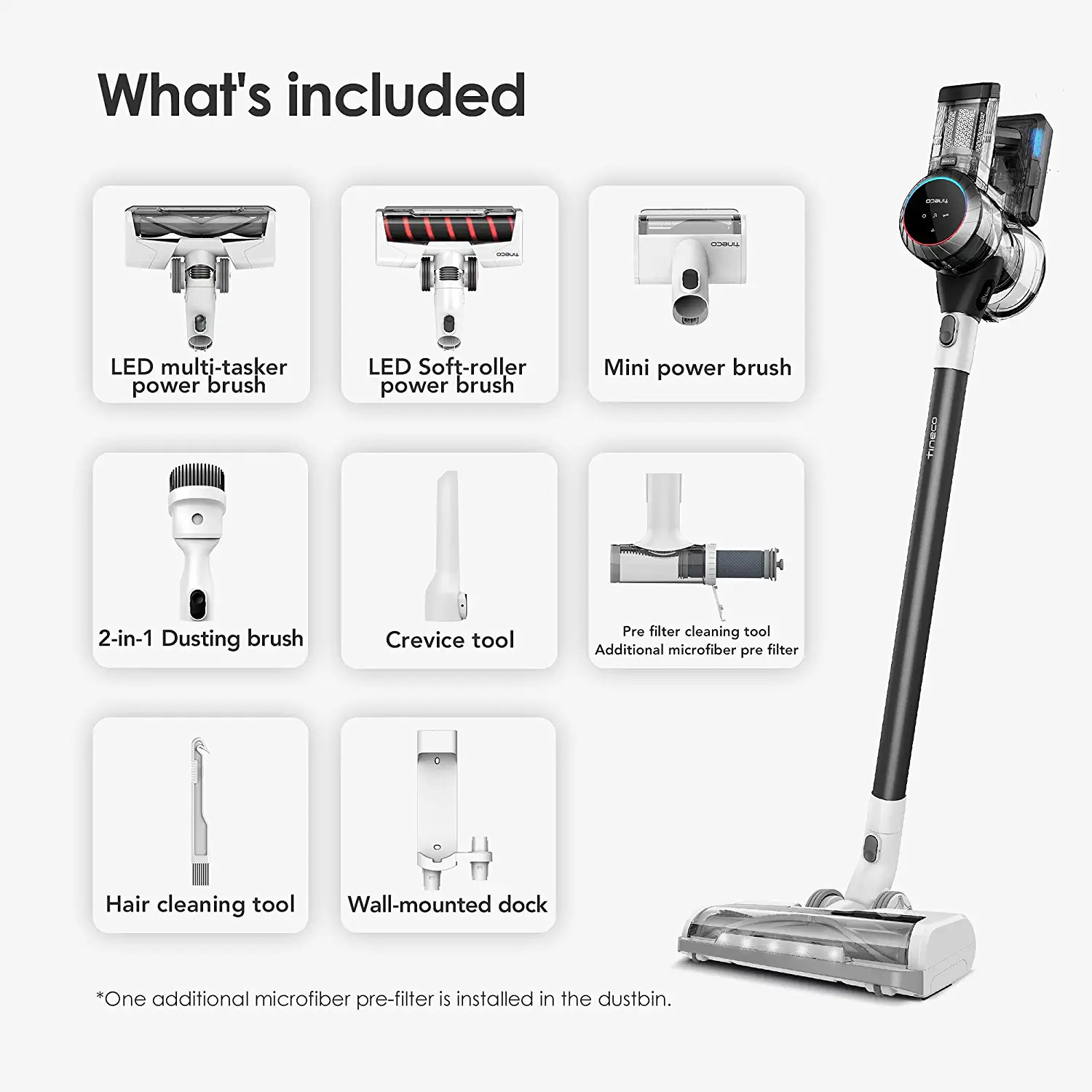 Pure ONE S11 Tango Smart Cordless Stick Vacuum Cleaner, Lightweight Handheld Vac