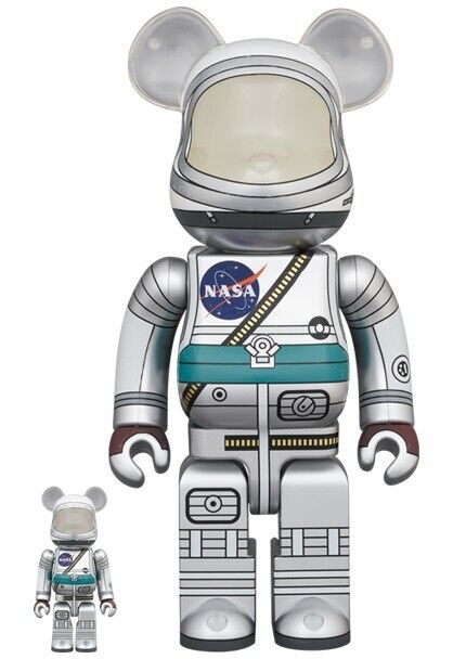 BE@RBRICK 100% & 400% PROJECT MERCURY ASTRONAUT NASA BE@RBRICK 100% & 400% PROJECT MERCURY ASTRONAUT NASA