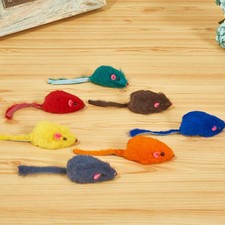 mouse in a pouch cat toy