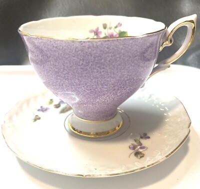 Vintage tea pair, cup and saucer, porcelain, Royal Standard England