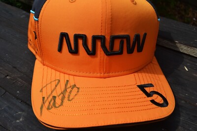 Patricio O'Ward Arrow McLaren Racing Autographed Cap - Pato
