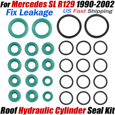 For Mercedes-Benz SL R129 Hydraulic Roof Top Cylinder Repair Seal
