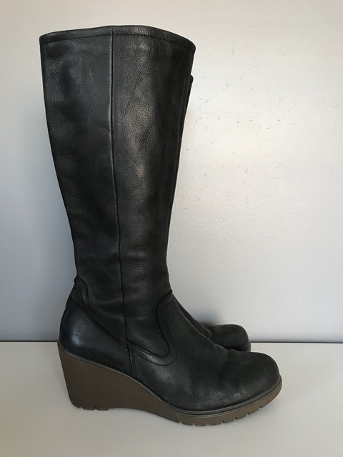 ecco bella wedge tall boot