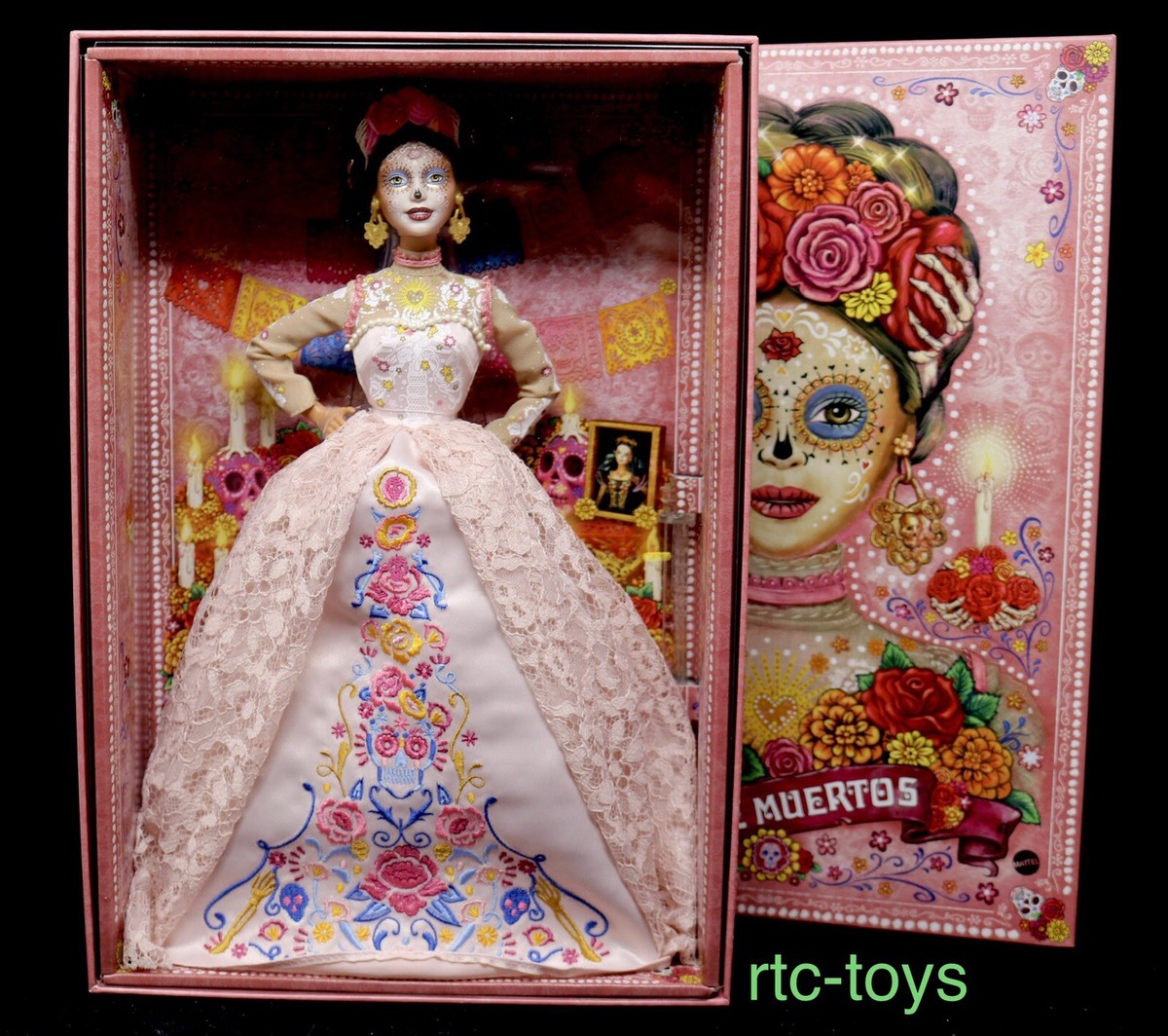 Barbie Dia De Los Muertos Day Of The Dead Doll 2020 Pink NRFB | eBay