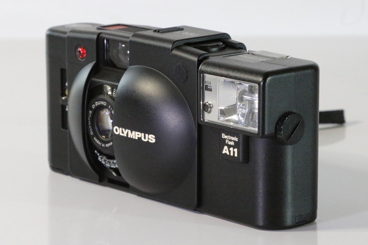 Almost Unused in Box] OLYMPUS XA2 35mm Point & Shoot + A11 Flash