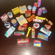 Mini Brands Lot Bags Basket Pez Jello Food 30