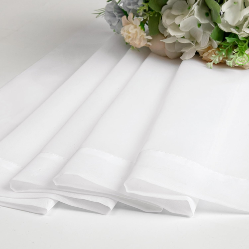 White Sheer Curtains 36 Inch Length 2 Panels Set, Light Filtering Voile Rod Pock - Picture 6 of 9