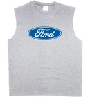 Men's sleeveless shirt Ford motor company trucks racing muscle tee tank top