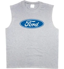 Men's sleeveless shirt Ford motor company trucks racing muscle tee tank top