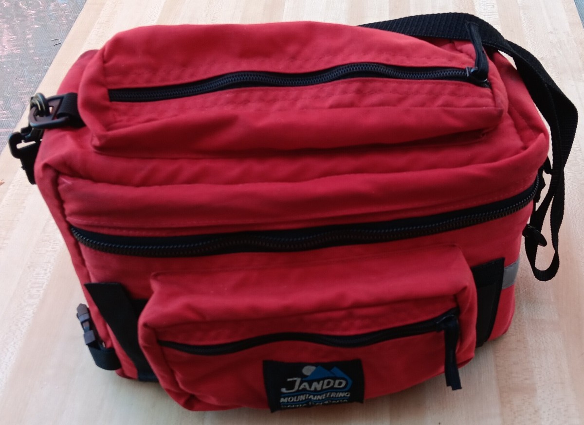 Jandd Mountaineering Road Bike Vintage Expandable Nylon Cooler Bag