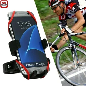 Porte-support en silicone pour téléphone cellulaire GPS Motocycle MTB Vélo 360 Rotation