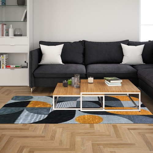 Olio Area Rug - Vintage Rug, Living Room Rug, Bedroom Rug, Digital Print Rug - Picture 2 of 5