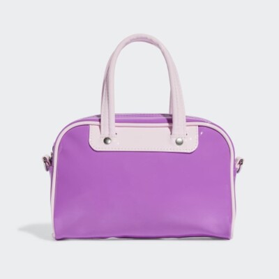 ★adidas★ mini bowling bag purple IX7500 Adidas Authentic Original Adicolor Mini Bowling Bag Purple