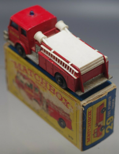 CAMIÓN BOMBEO MATCHBOX #29 CON CAJA VINTAGE HECHO EN INGLATERRA BUENO - Imagen 4 de 6