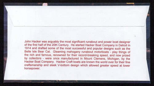 USA, SCOTT # 4160-4163, SET OF 4 BGC FDC COVERS VINTAGE MAHOGANY SPEEDBOATS 2007 - Picture 8 of 9