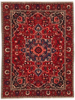 Amazing Hand Knotted Vintage Tribal Baghtiyaar Wool Area Rug 11 x 8 Ft