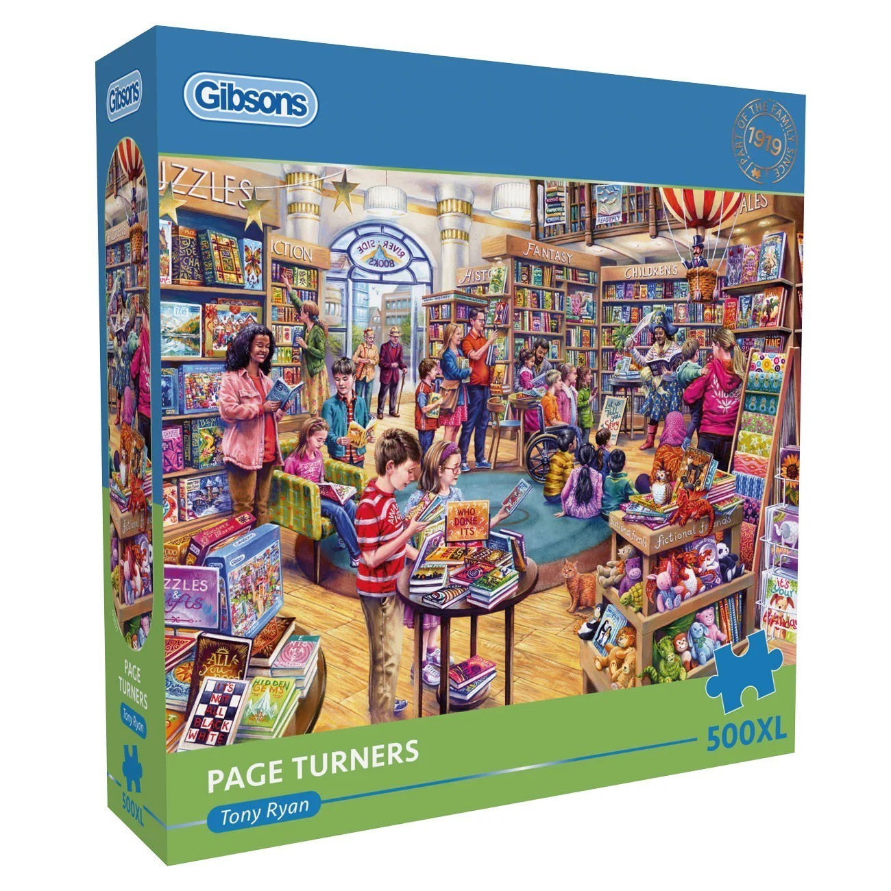 Page Turners 500XL Extra Large Jigsaw Puzzle, Tony Ryan, Gibsons G3571