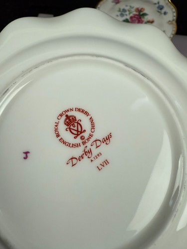 4 x Royal Crown Derby Days A1293 Fluted Tea Side Plates 15.5 cm 1st Quality Set - Picture 5 of 8