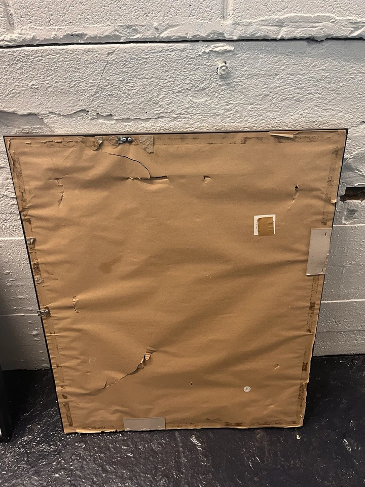 35" x 30" Brown Wall Mirror - Image 3 of 3