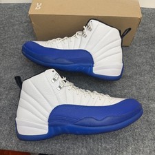 Nike Air Jordan 12 Retro "Blueberry" White Black Game CT8013 140 Men's Size 9.5